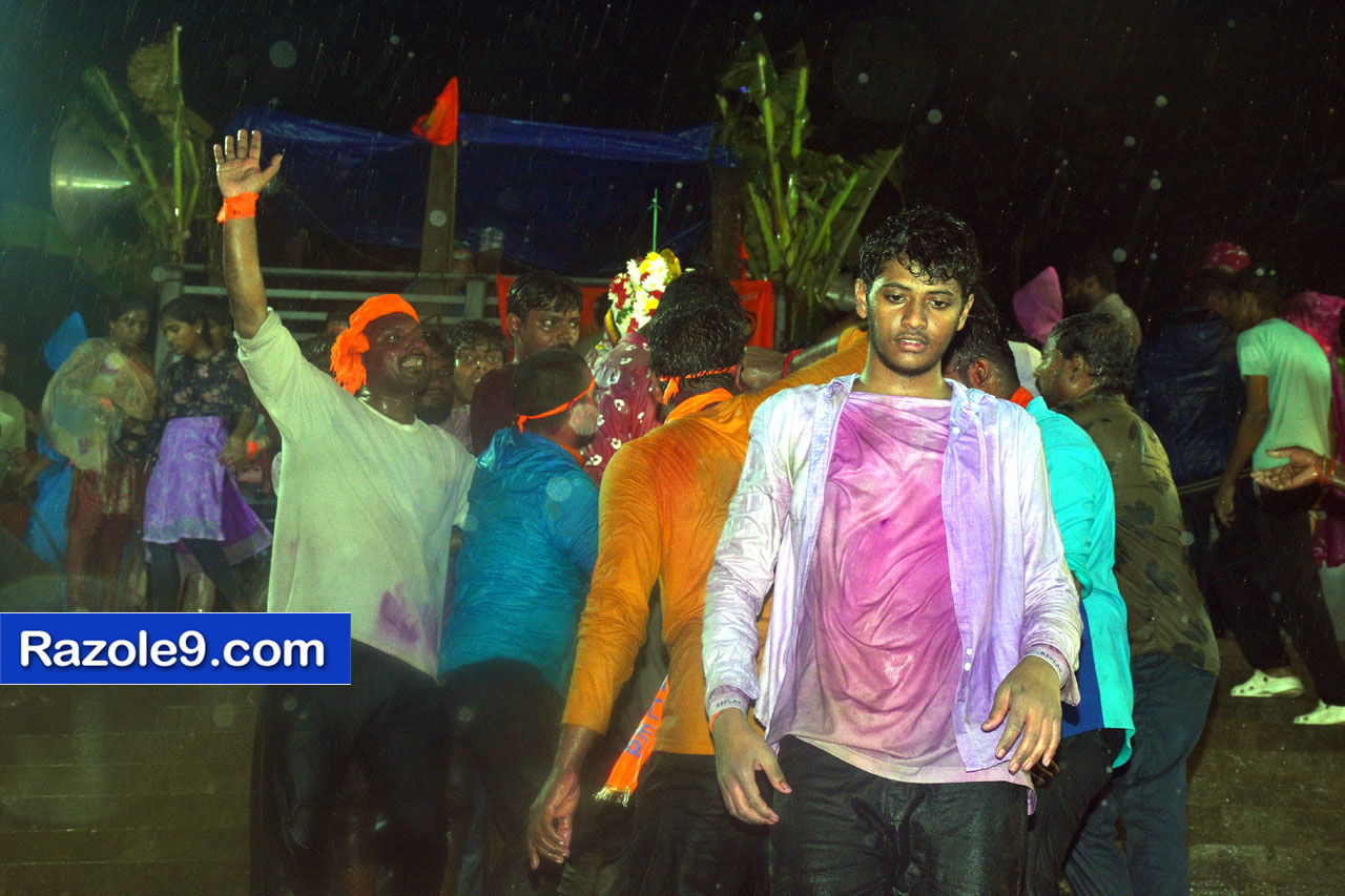 Razole Taluka Ganesh Nimajjanam